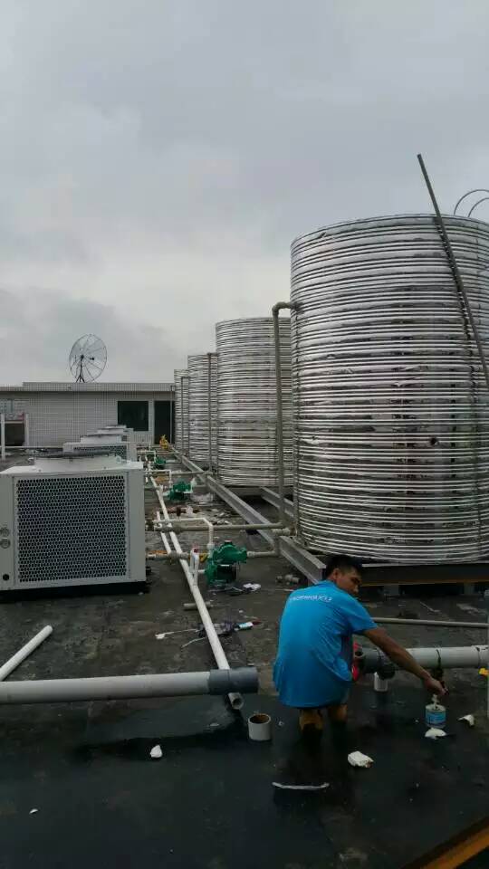 步步高电子100吨热水工程