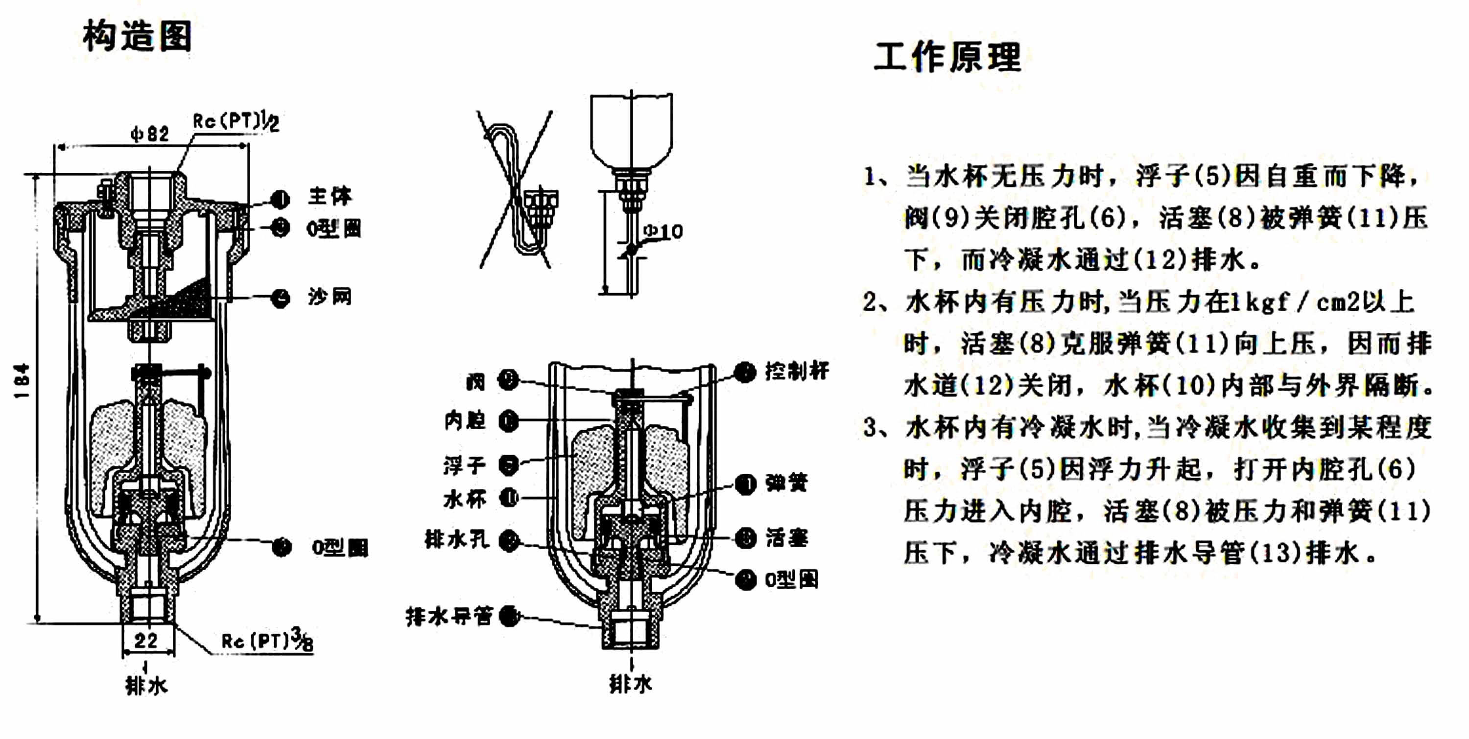 图解空气能采暖中气液分离器的工作原理