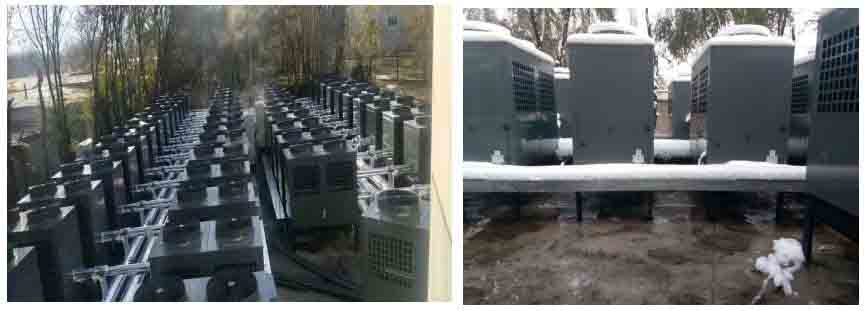 新疆酒店空气能热泵采暖机组