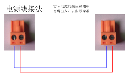 空气源热泵热水机组安装使用说明书——电源线接法示意图